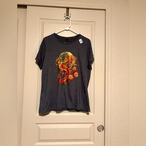 Gildan Dragon Charcoal T-Shirt. Women’s XL NWT